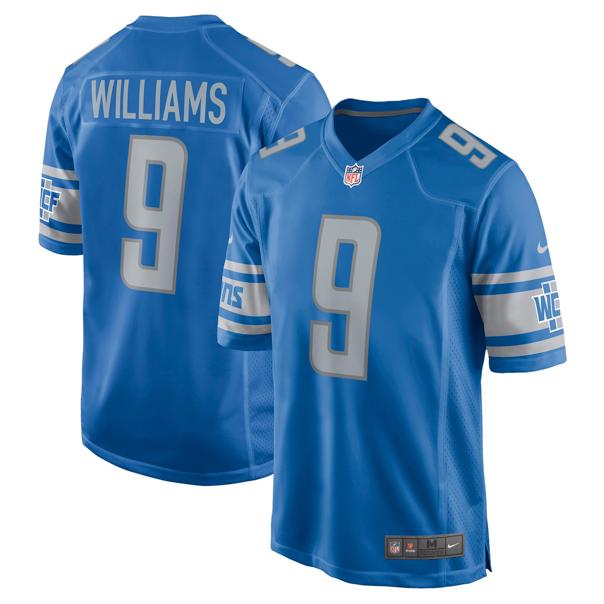 Jameson Williams Detroit Lions Nike Player Game Jersey   Blue