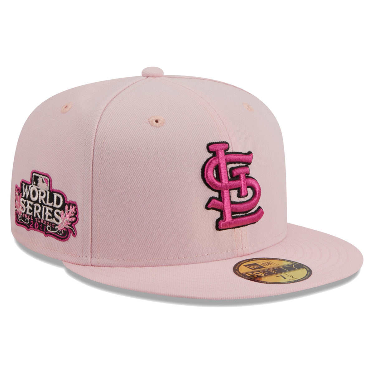 St. Louis Cardinals New Era 2011 MLB World Series 59FIFTY Fitted Hat - Pink