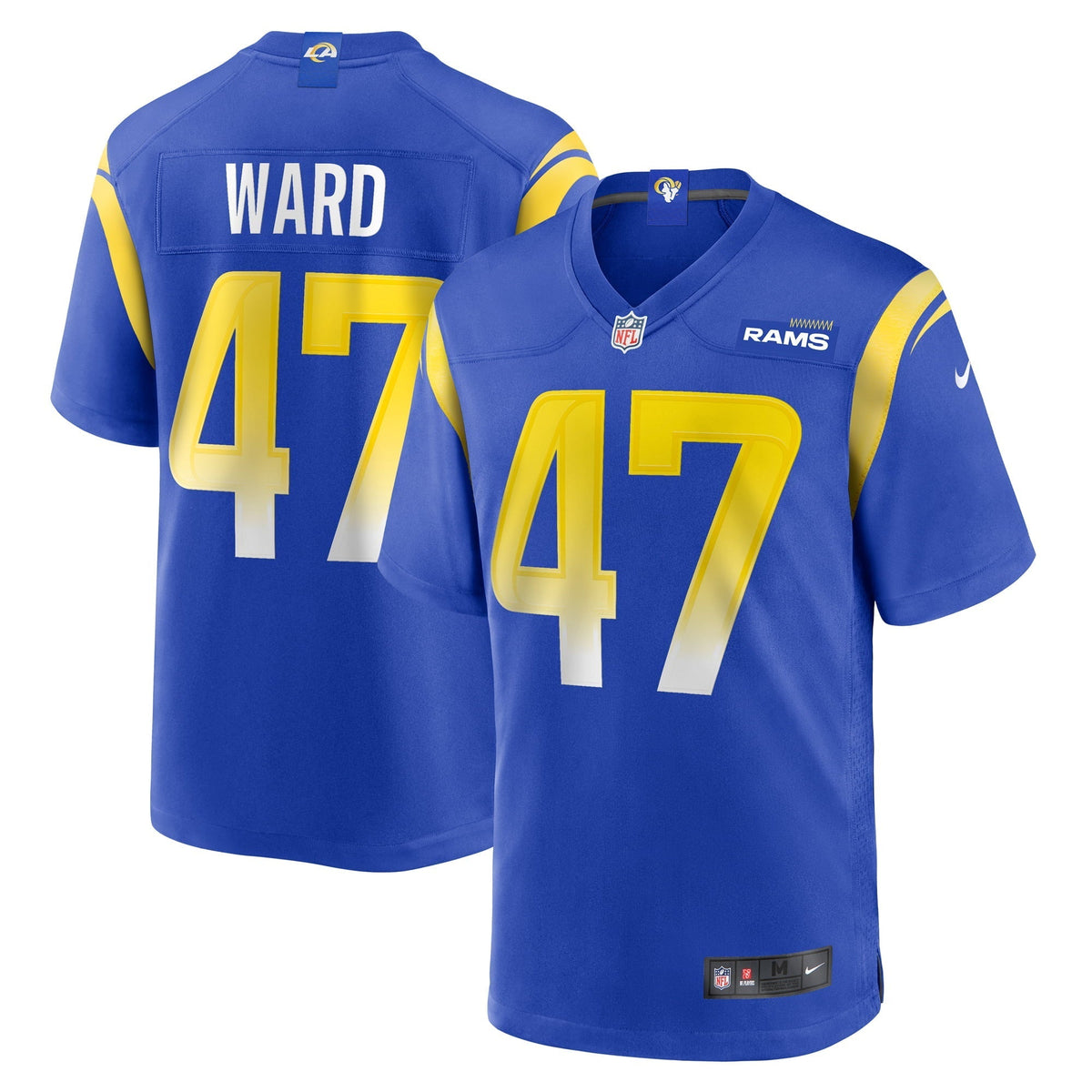 Men s Nike Alex Ward Royal Los Angeles Rams Home Game Jersey