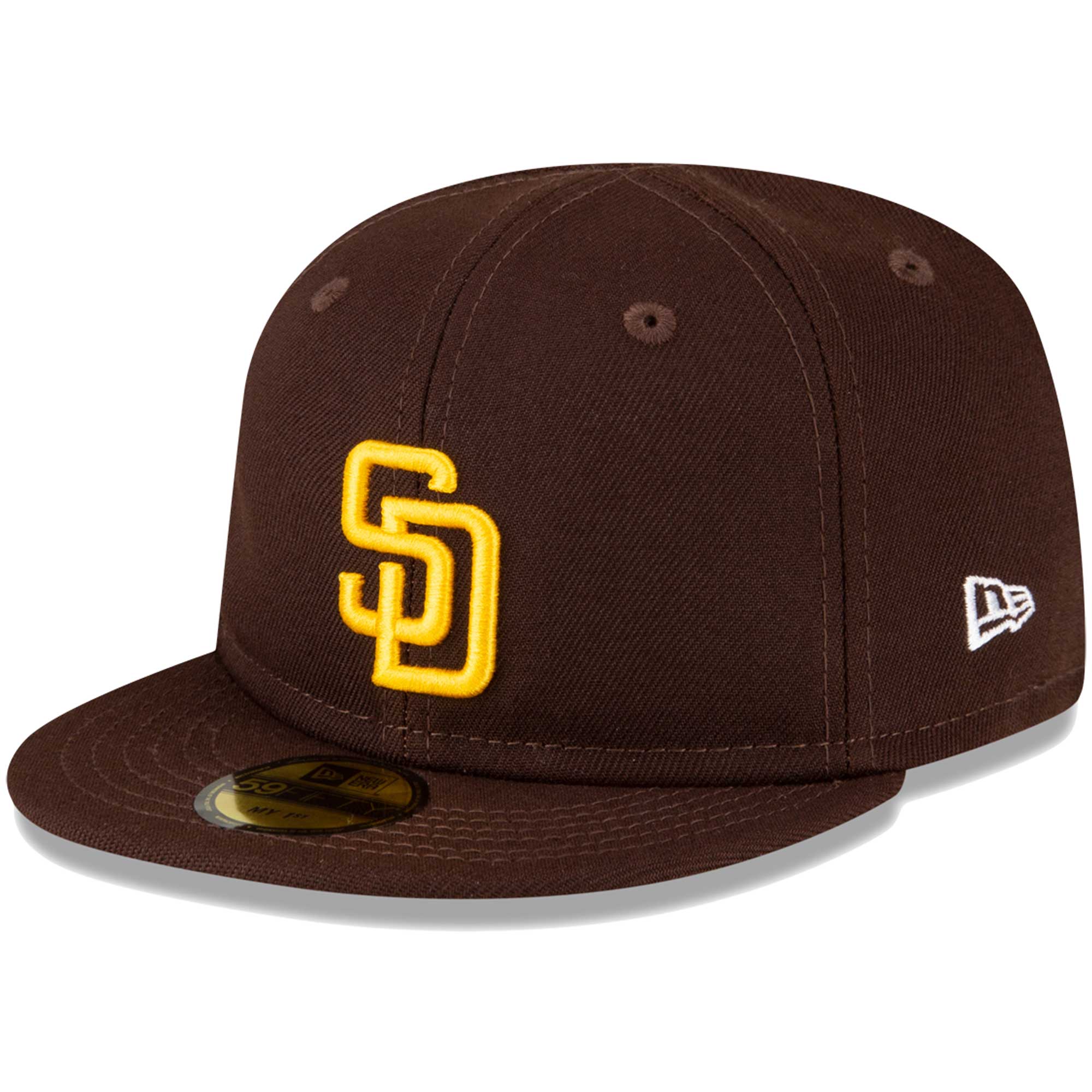 San Diego Padres New Era Infant My First 59FIFTY Fitted Hat - Brown