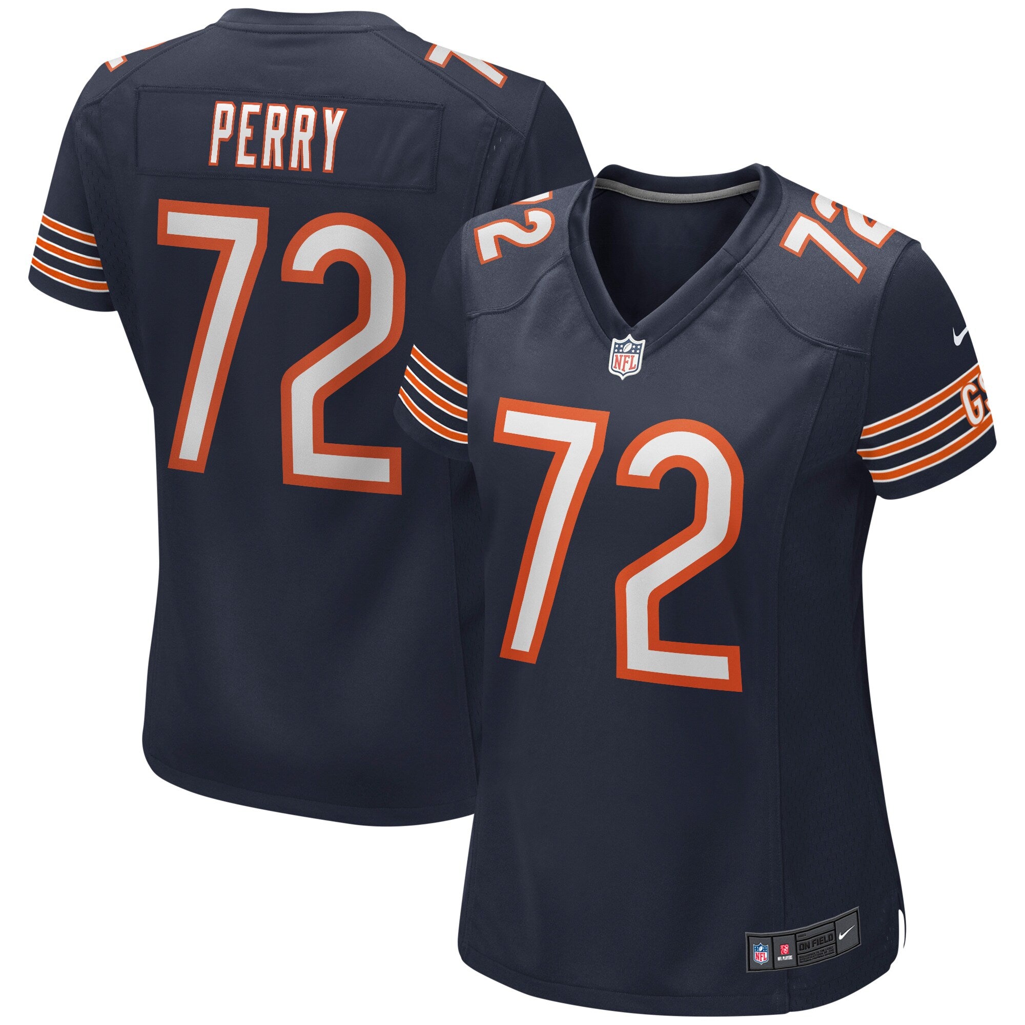 William Perry Chicago Bears Nike Women s Game Retired Player Jersey   Navy