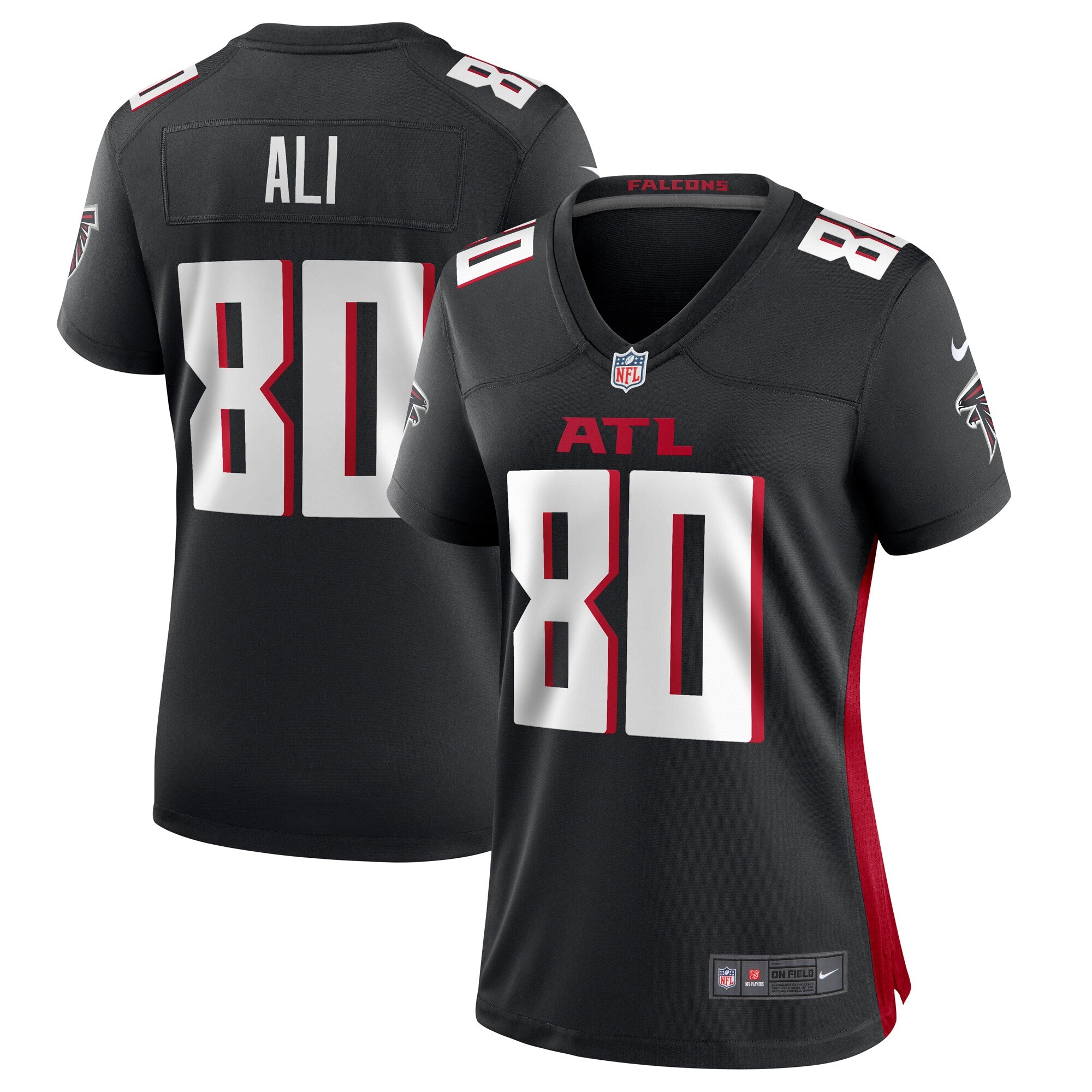 Josh Ali Atlanta Falcons Nike Women s Team Game Jersey    Black