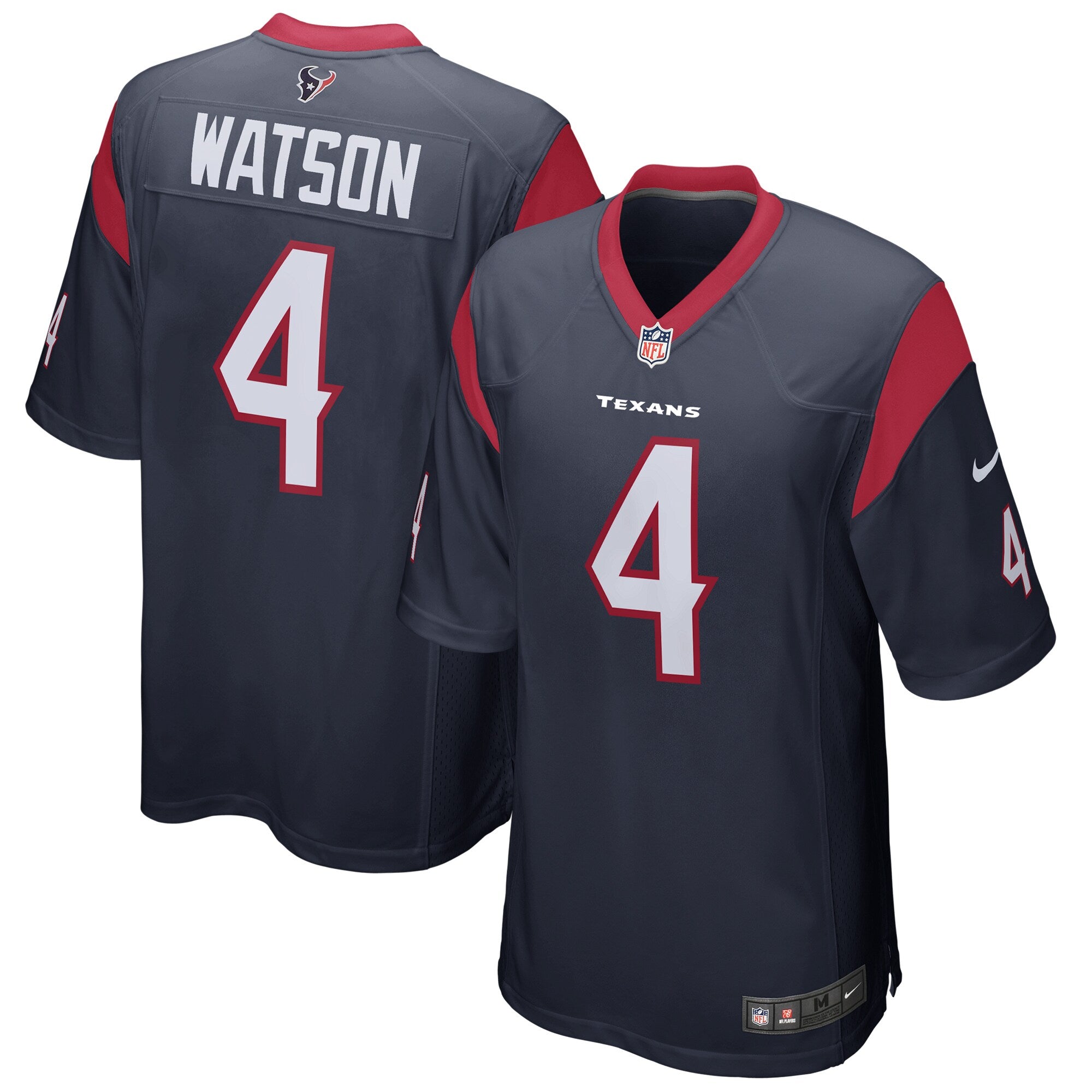 Deshaun Watson Houston Texans Nike Game Jersey   Navy
