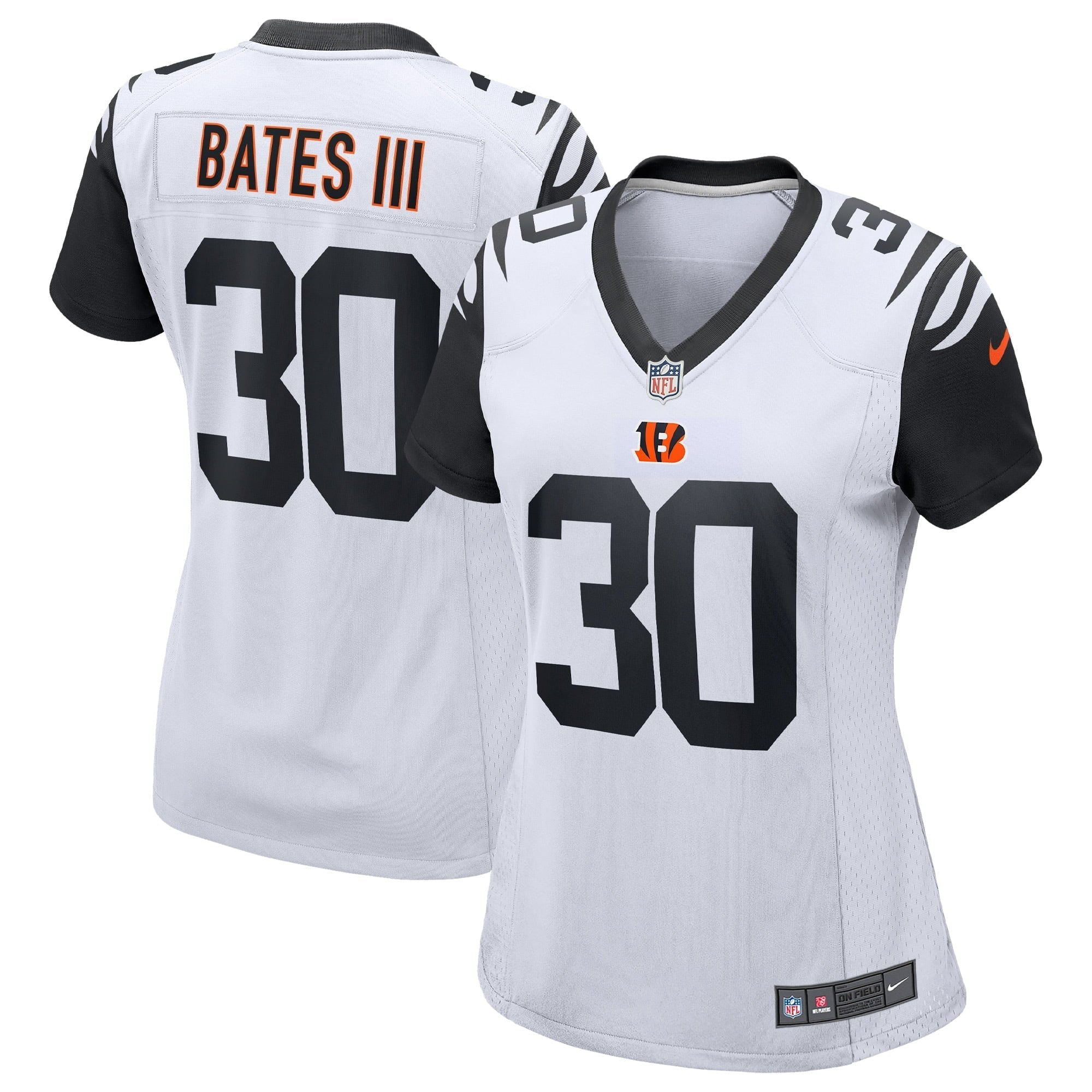 Women s Nike Jessie Bates III White Cincinnati Bengals Alternate Game Jersey