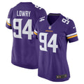 Women s Nike Dean Lowry Purple Minnesota Vikings Game Player Jersey