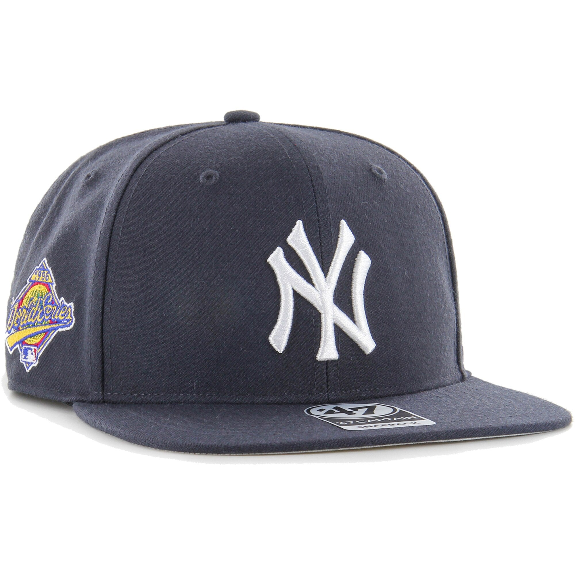 New York Yankees '47 1996 World Series Sure Shot Captain Snapback Hat - Navy
