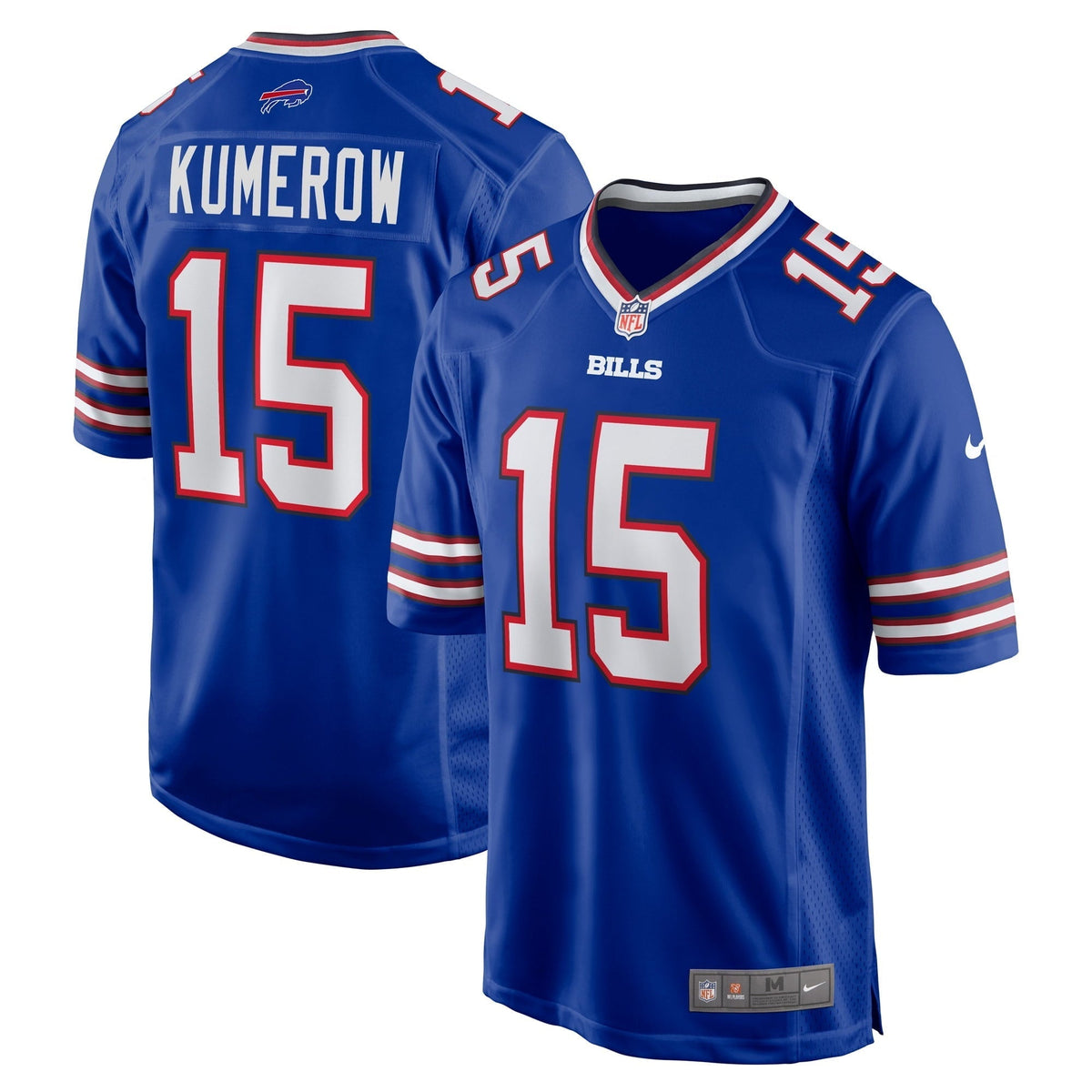 Men s Nike Jake Kumerow Royal Buffalo Bills Game Player Jersey