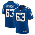 Jeff Saturday Indianapolis Colts Nike Indiana Nights Alternate Game Jersey   Royal