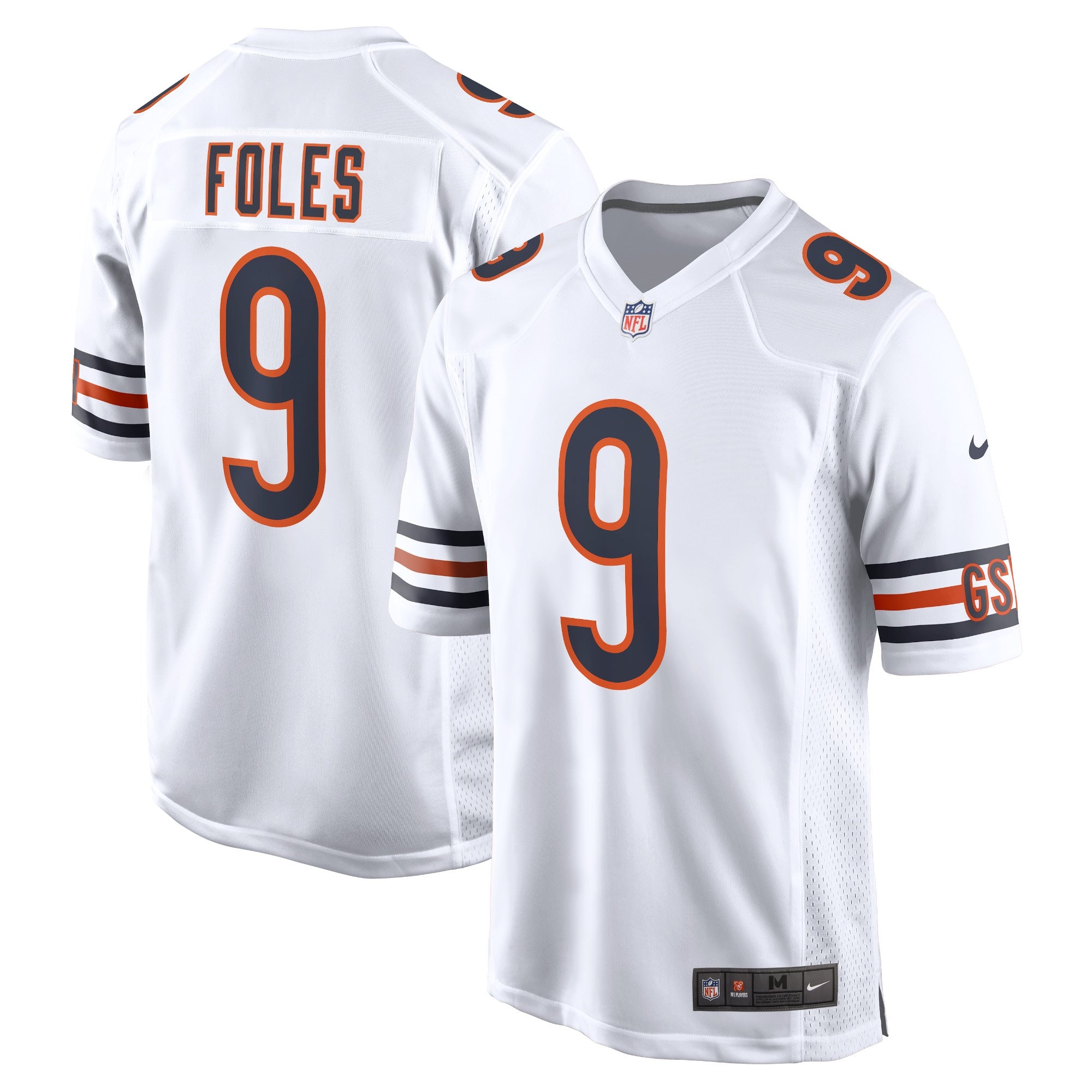 Nick Foles Chicago Bears Nike Game Jersey   White