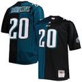 Brian Dawkins Philadelphia Eagles Mitchell   Ness Big   Tall Split Legacy Retired Player Replica Jersey   Midnight Green/Black