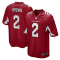 Men s Nike Marquise Brown Cardinal Arizona Cardinals Game Player Jersey
