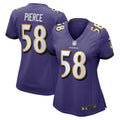 Michael Pierce Baltimore Ravens Nike Women s Player Game Jersey   Purple