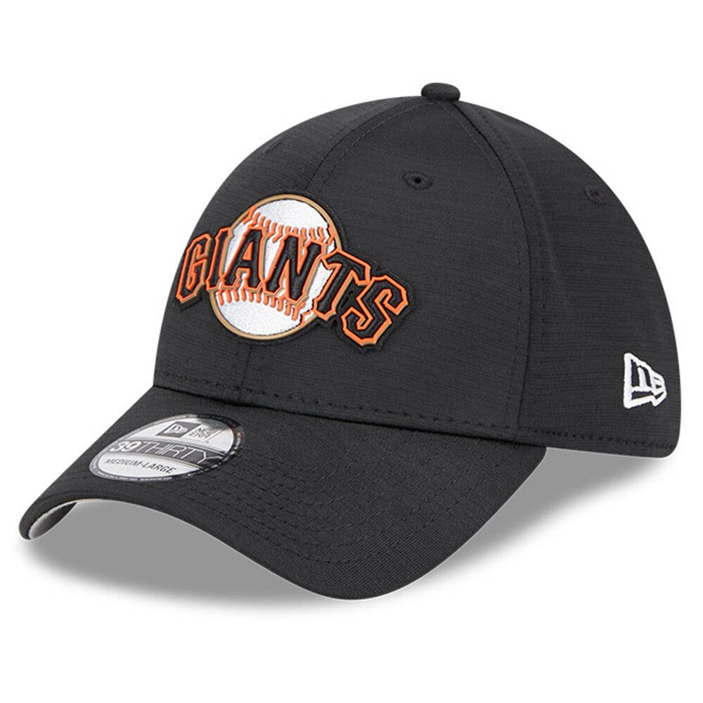 San Francisco Giants New Era 2023 Clubhouse 39THIRTY Flex Hat - Black