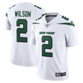 Men s Nike Zach Wilson Spotlight White New York Jets Vapor Limited Jersey