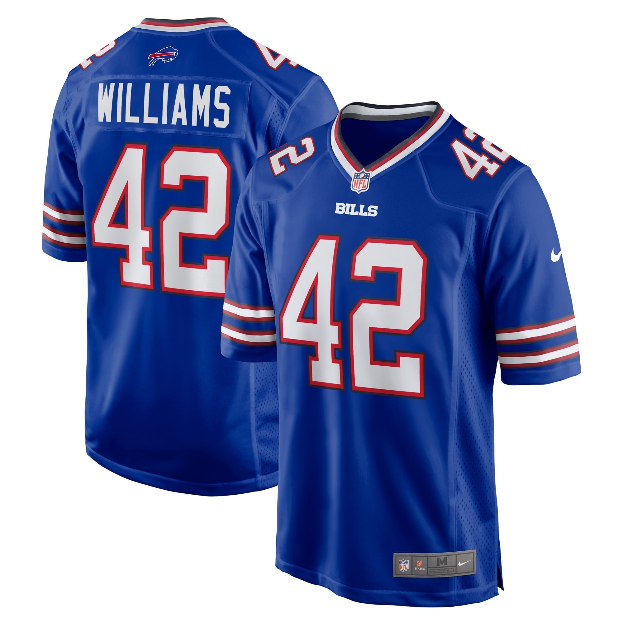 Men s Nike Dorian Williams Royal Buffalo Bills Home Game Jersey