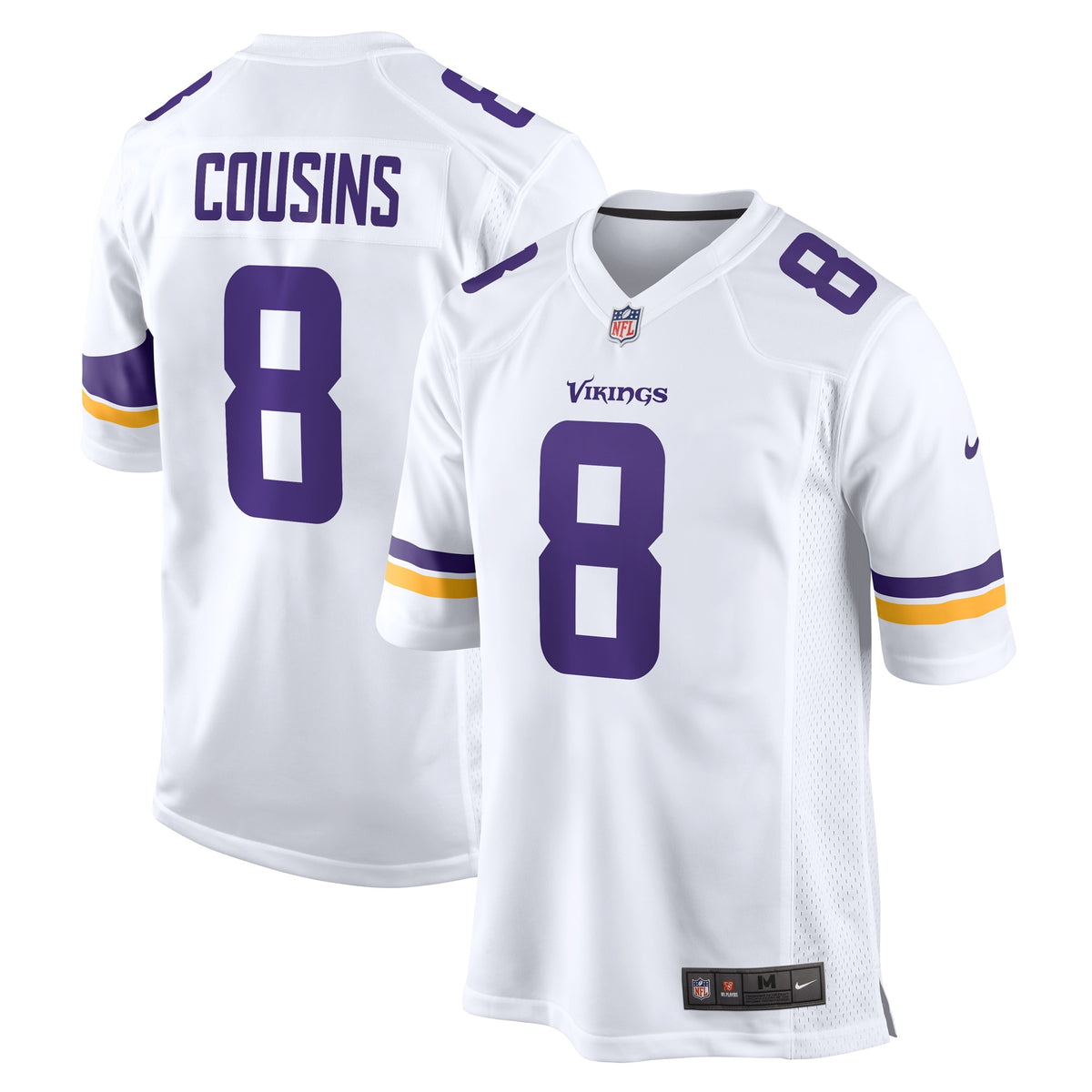 Kirk Cousins Minnesota Vikings Nike Game Player Jersey   White