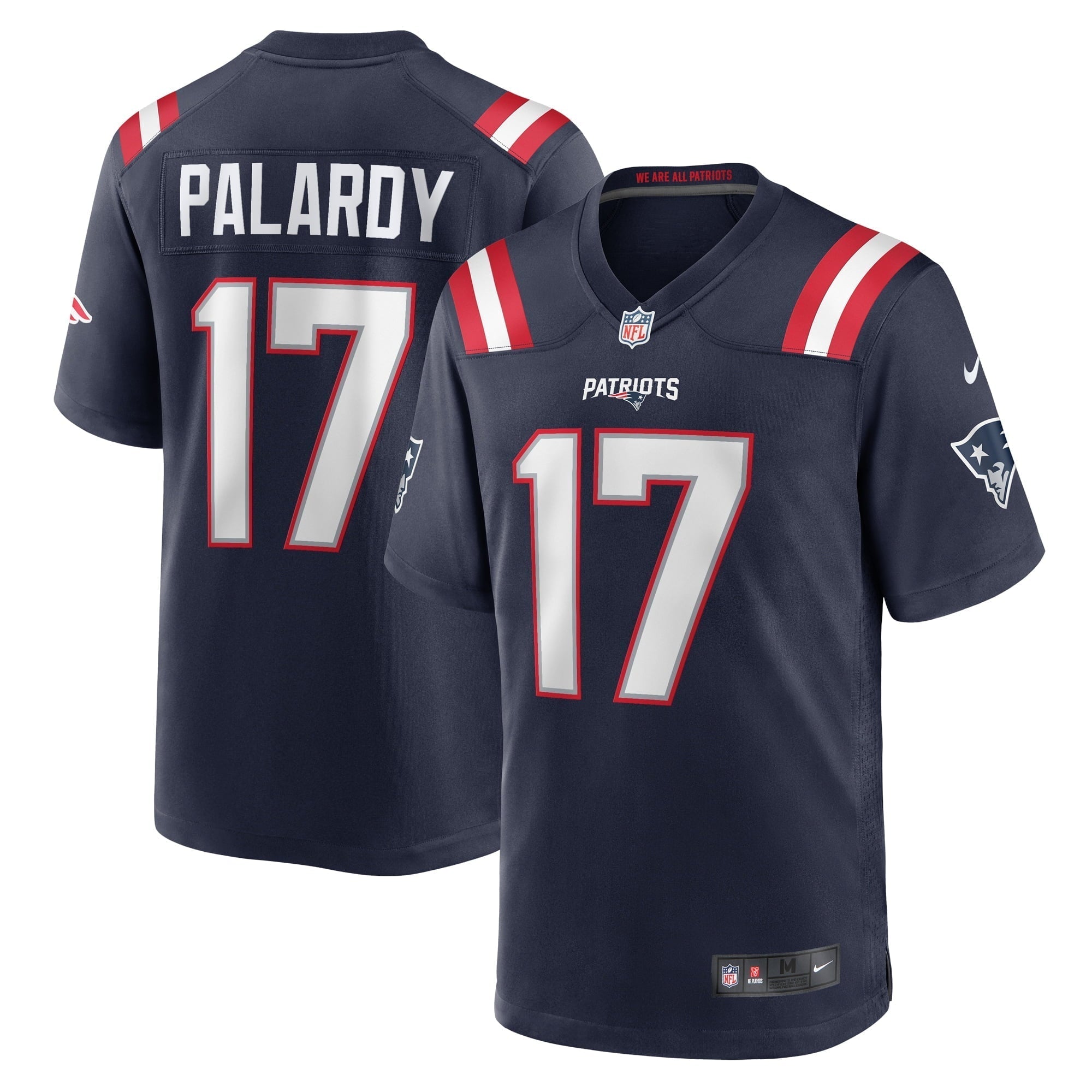 Men s Nike Michael Palardy Navy New England Patriots Home Game Player Jersey