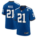 Zack Moss Indianapolis Colts Nike Indiana Nights Alternate Game Jersey   Royal