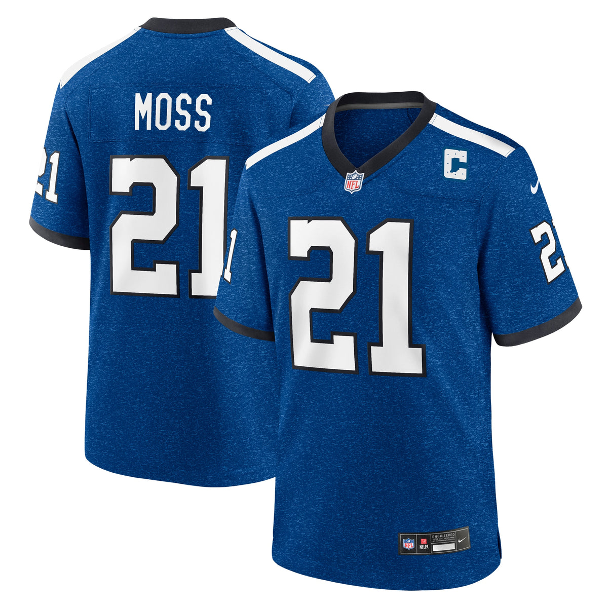 Zack Moss Indianapolis Colts Nike Indiana Nights Alternate Game Jersey   Royal