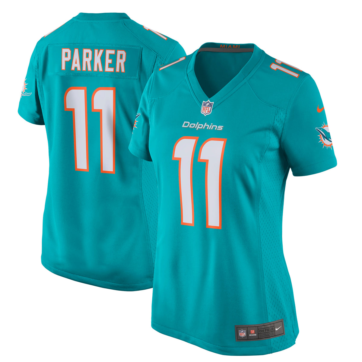 DeVante Parker Miami Dolphins Nike Women s New 2018 Game Jersey   Aqua