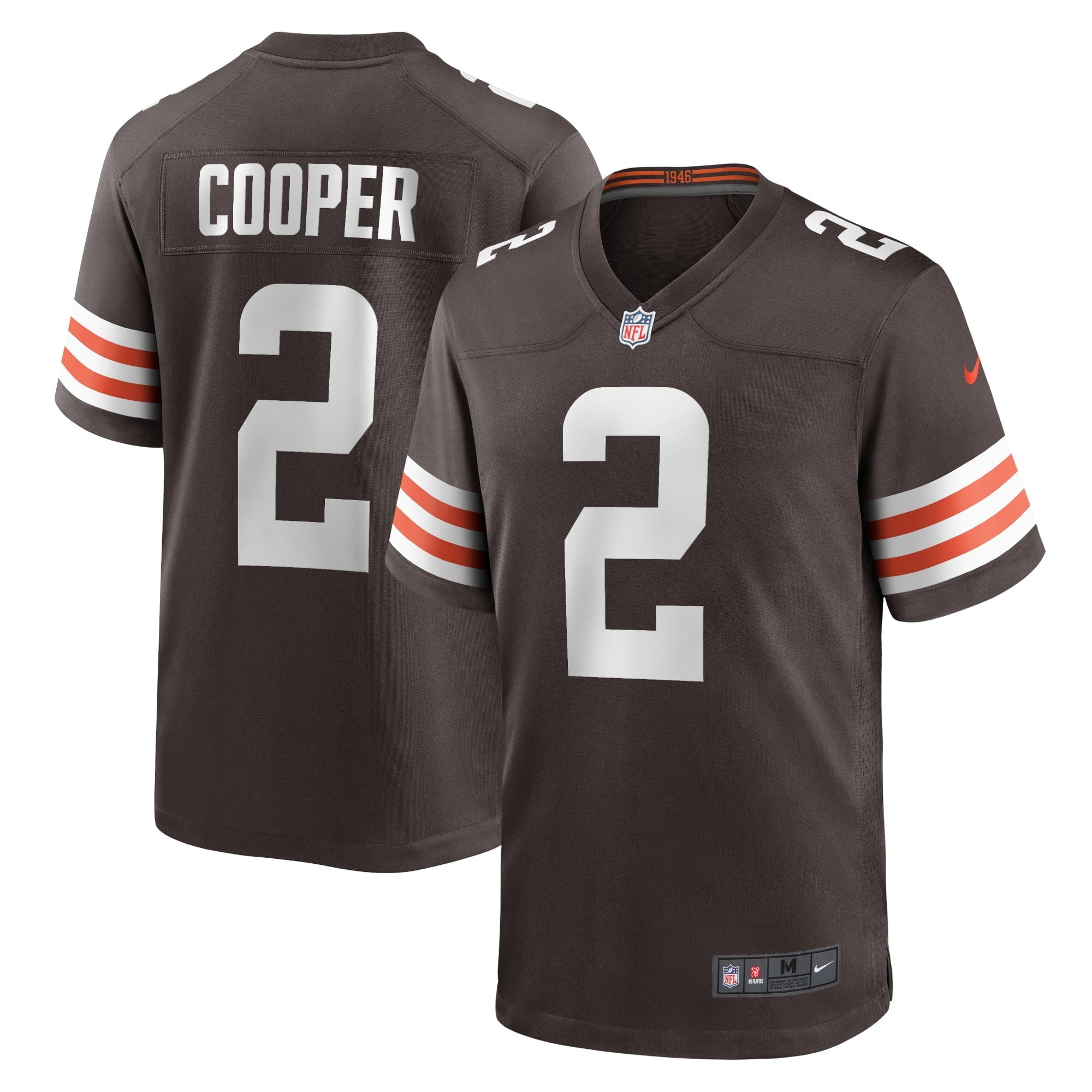 Men s Nike Amari Cooper Brown Cleveland Browns Game Jersey