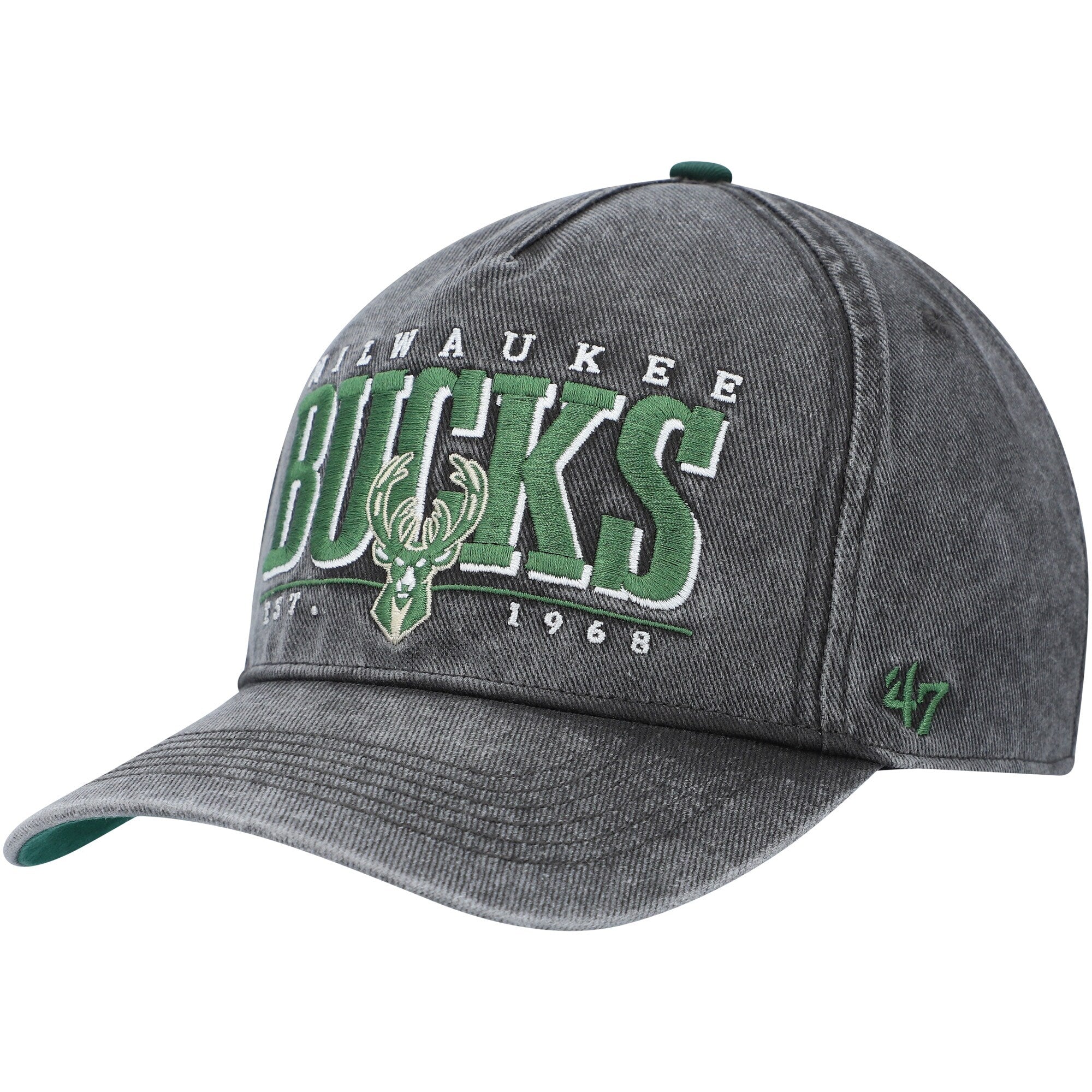 Milwaukee Bucks '47 Fontana Hitch Snapback Hat - Black