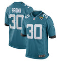 Montaric Brown Jacksonville Jaguars Nike Game Player Jersey   Teal
