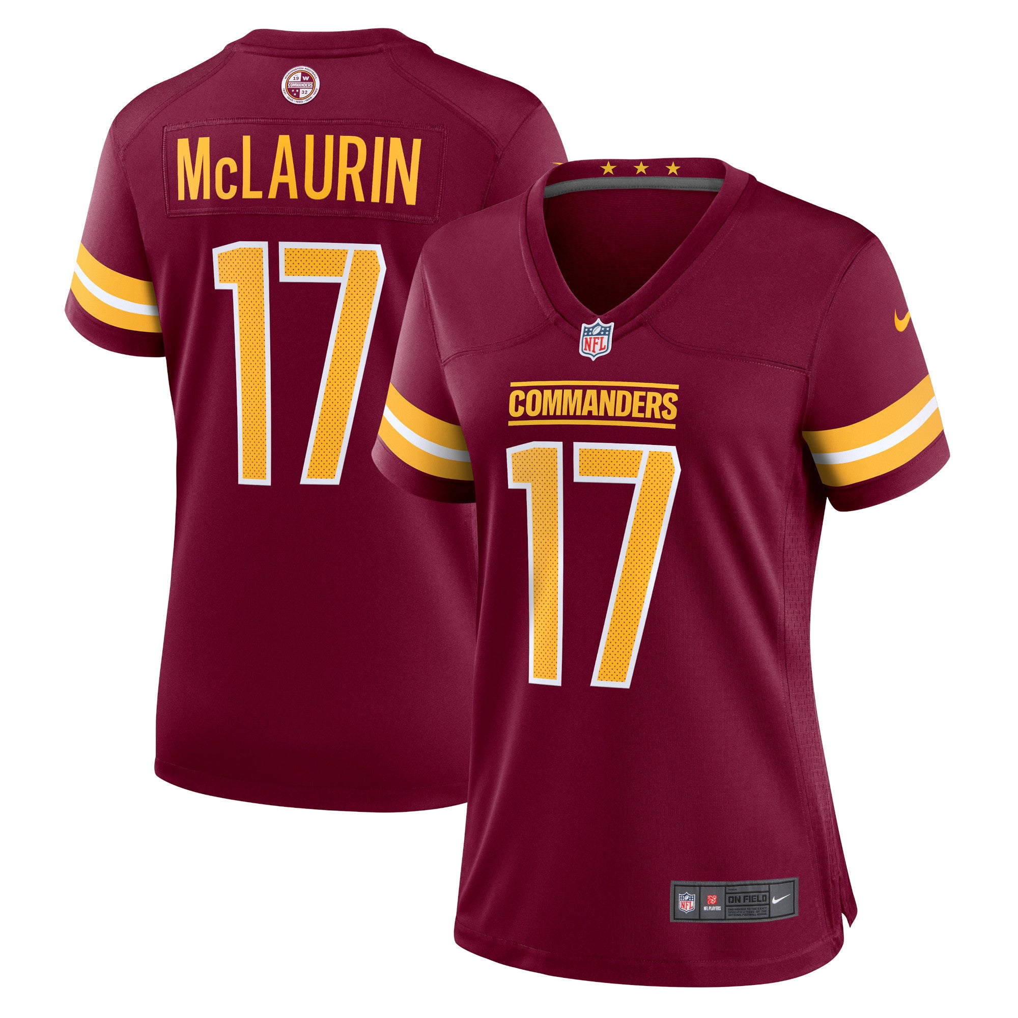 Terry McLaurin Washington Commanders Nike Women s Game Jersey   Burgundy