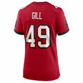Women s Nike Cam Gill Red Tampa Bay Buccaneers Game Jersey