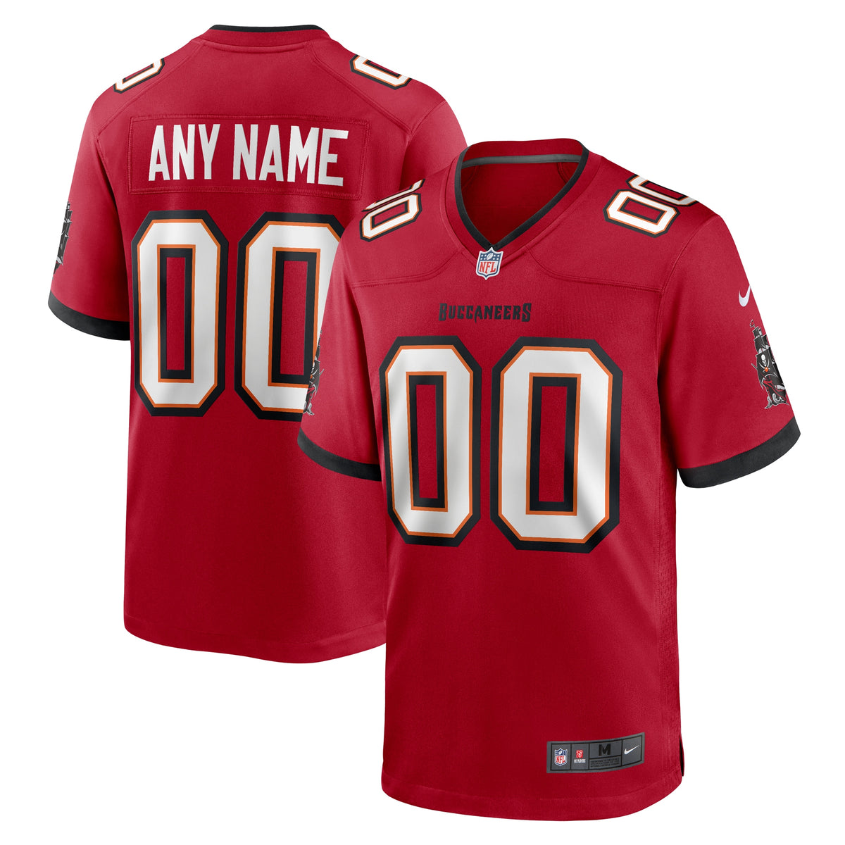 Nike Tampa Bay Buccaneers Custom Game Jersey   Red