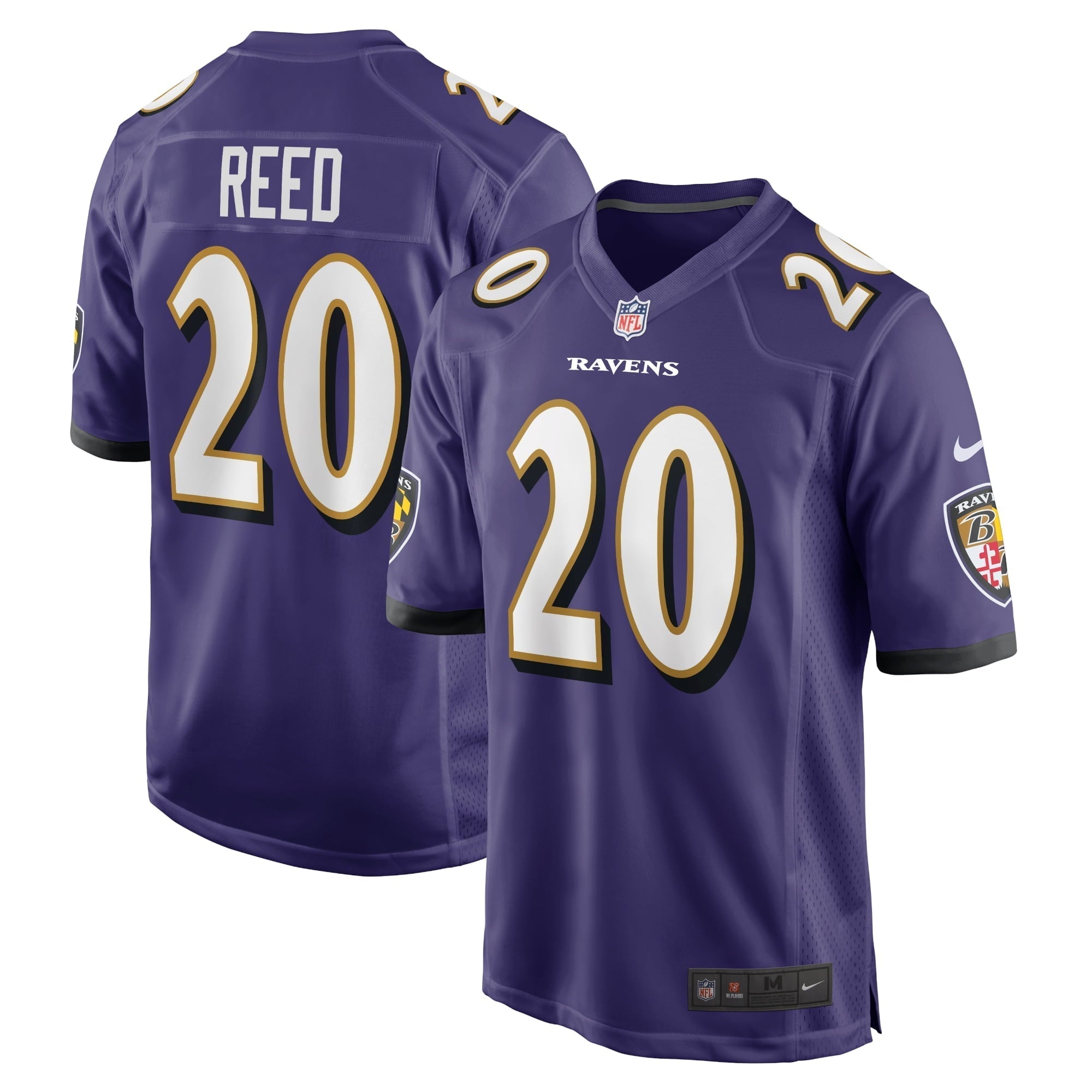 Men s Nike Ed Reed Purple Baltimore Ravens Retired Player Game Jersey