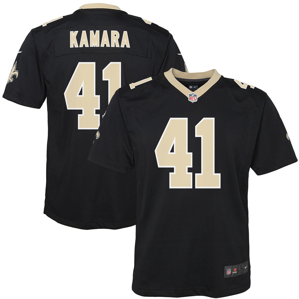 Nike Youth Home Game Jersey New Orleans Saints Alvin Kamara #41