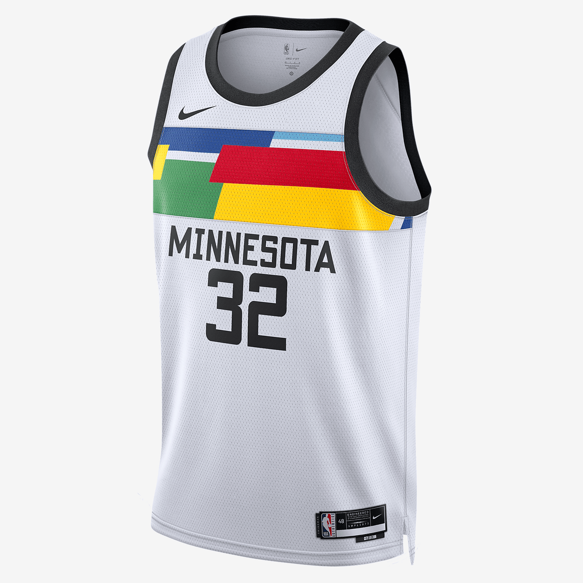 Karl-Anthony Towns Minnesota Timberwolves City Edition Nike Dri-FIT NBA Swingman Jersey - White