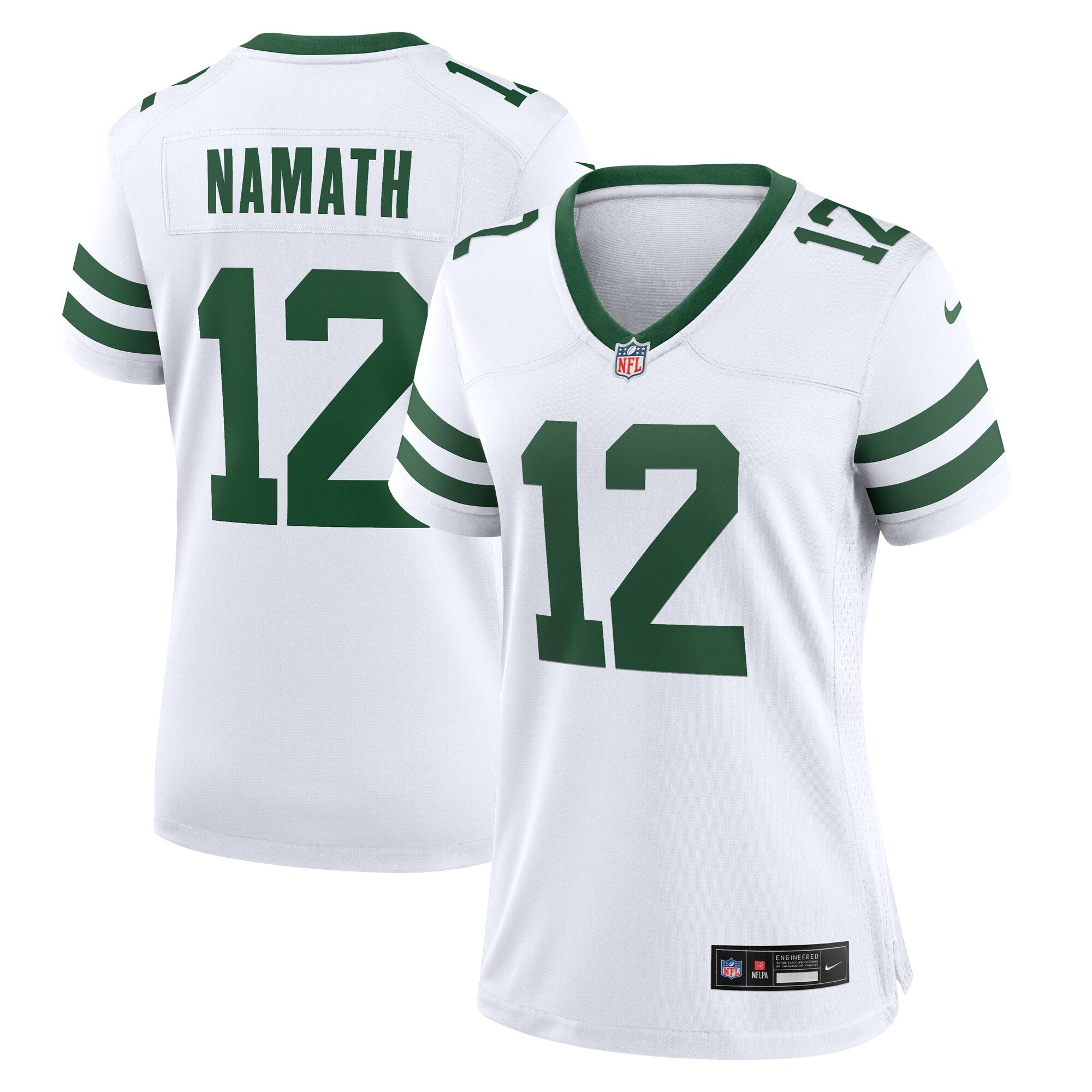 Joe Namath New York Jets Nike Women s Legacy Retired Player Game Jersey   White