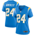 Women s Nike Nasir Adderley Powder Blue Los Angeles Chargers Game Jersey