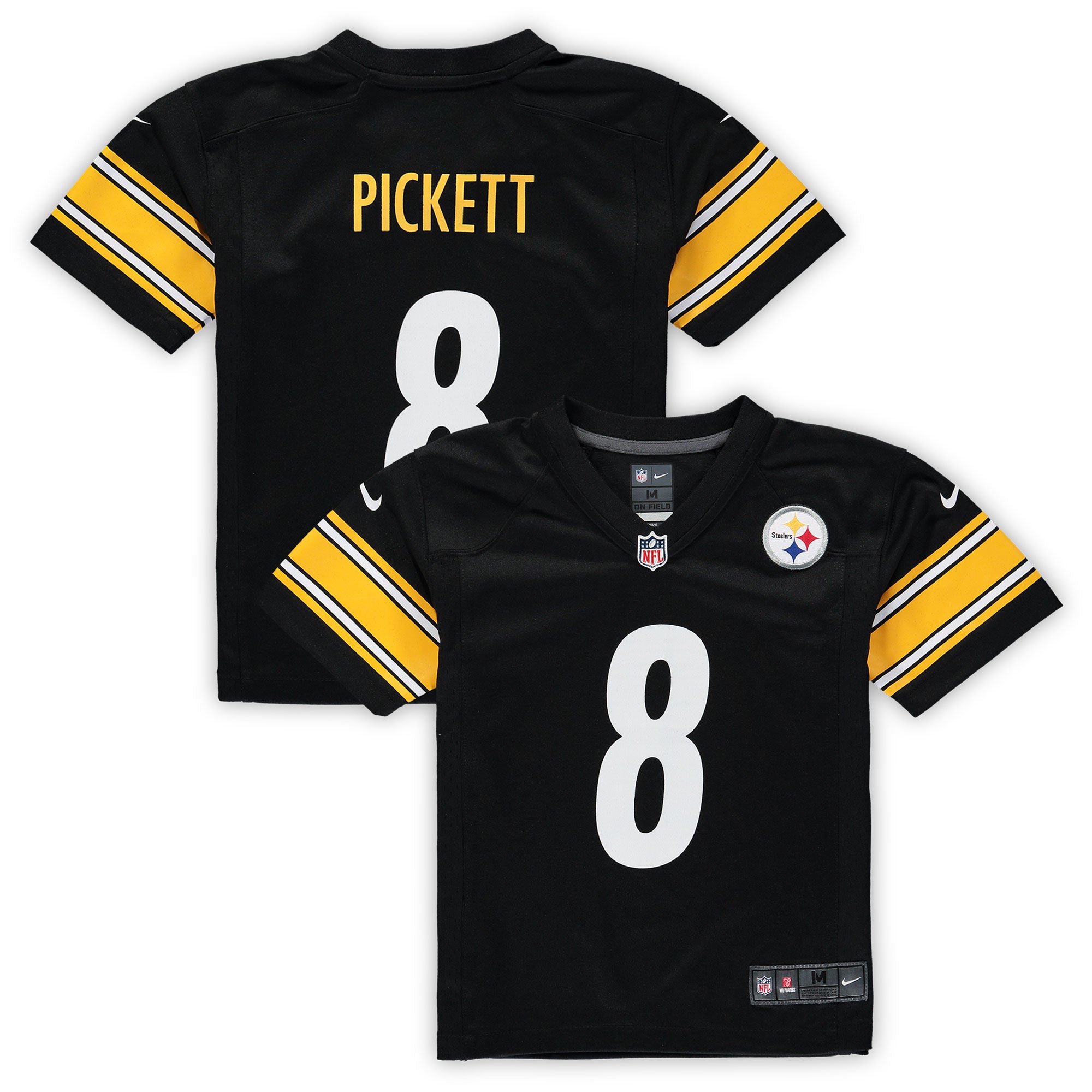 Kenny Pickett Pittsburgh Steelers Nike Preschool Game Jersey   Black
