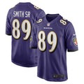 Steve Smith Sr. Baltimore Ravens Nike Retired Player Game Jersey   Purple