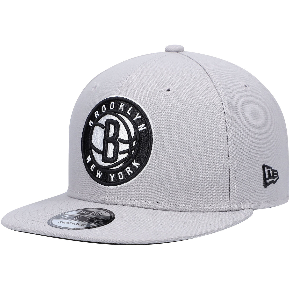 Brooklyn Nets New Era 9FIFTY Snapback Hat - Gray