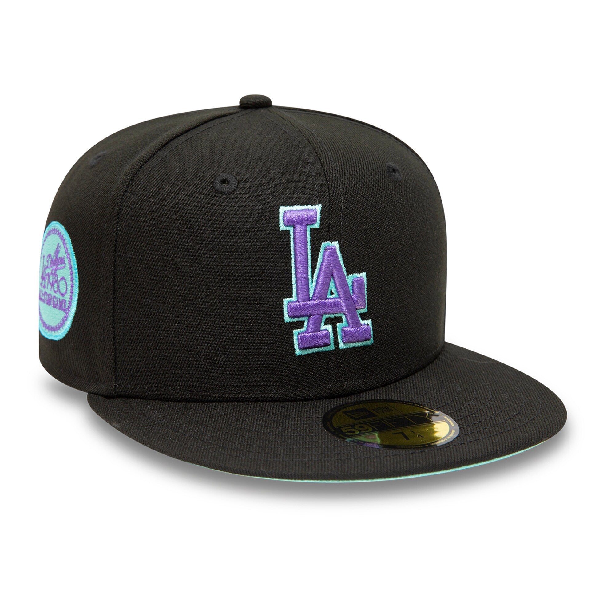 Los Angeles Dodgers New Era 1980 MLB All-Star Game Black Light 59FIFTY Fitted Hat - Black