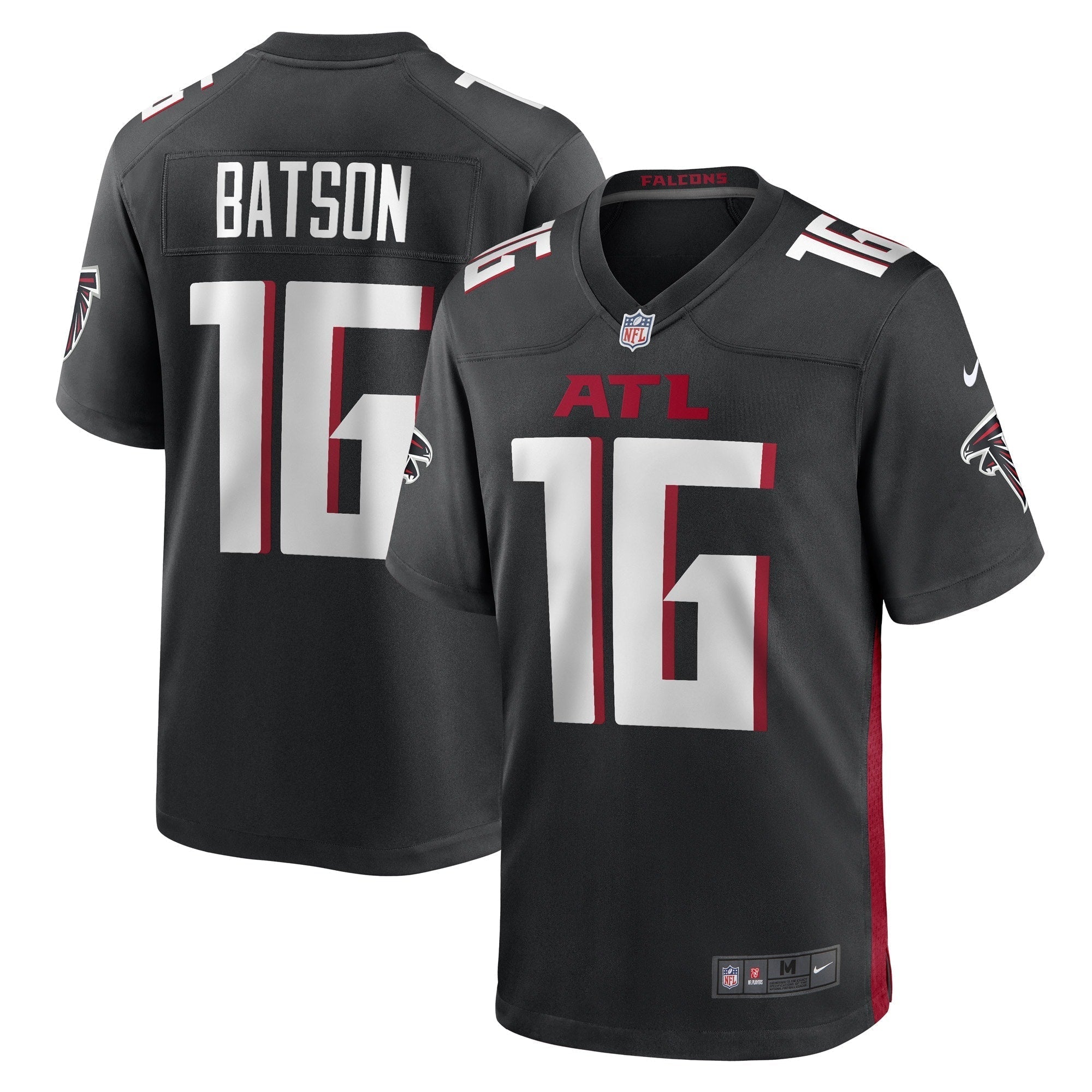 Men s Nike Cameron Batson Black Atlanta Falcons Game Player Jersey