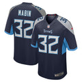 Greg Mabin Tennessee Titans Nike Home Game Player Jersey   Navy