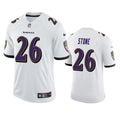 Men s Baltimore Ravens  Geno Stone White Vapor Untouchable Limited Jerseys