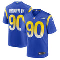 Men s Nike Earnest Brown IV Royal Los Angeles Rams Game Player Jersey