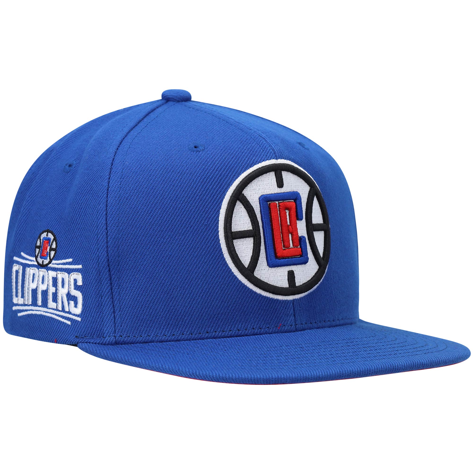 LA Clippers Mitchell & Ness Core Side Snapback Hat - Royal