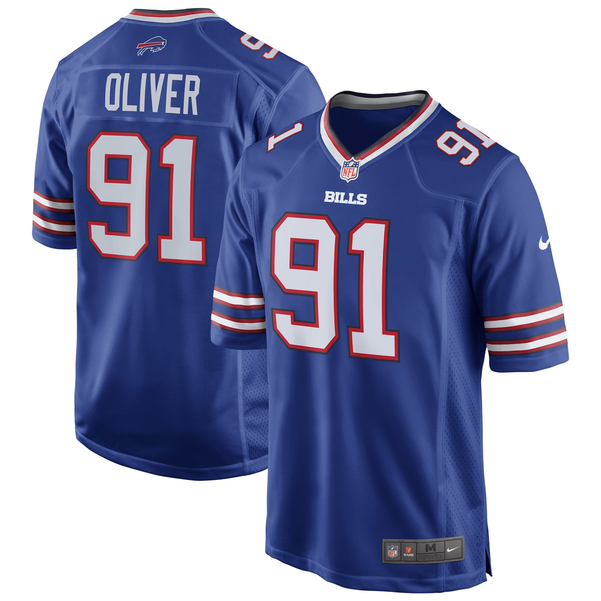 Ed Oliver Buffalo Bills Nike Team Game Player Jersey   Royal