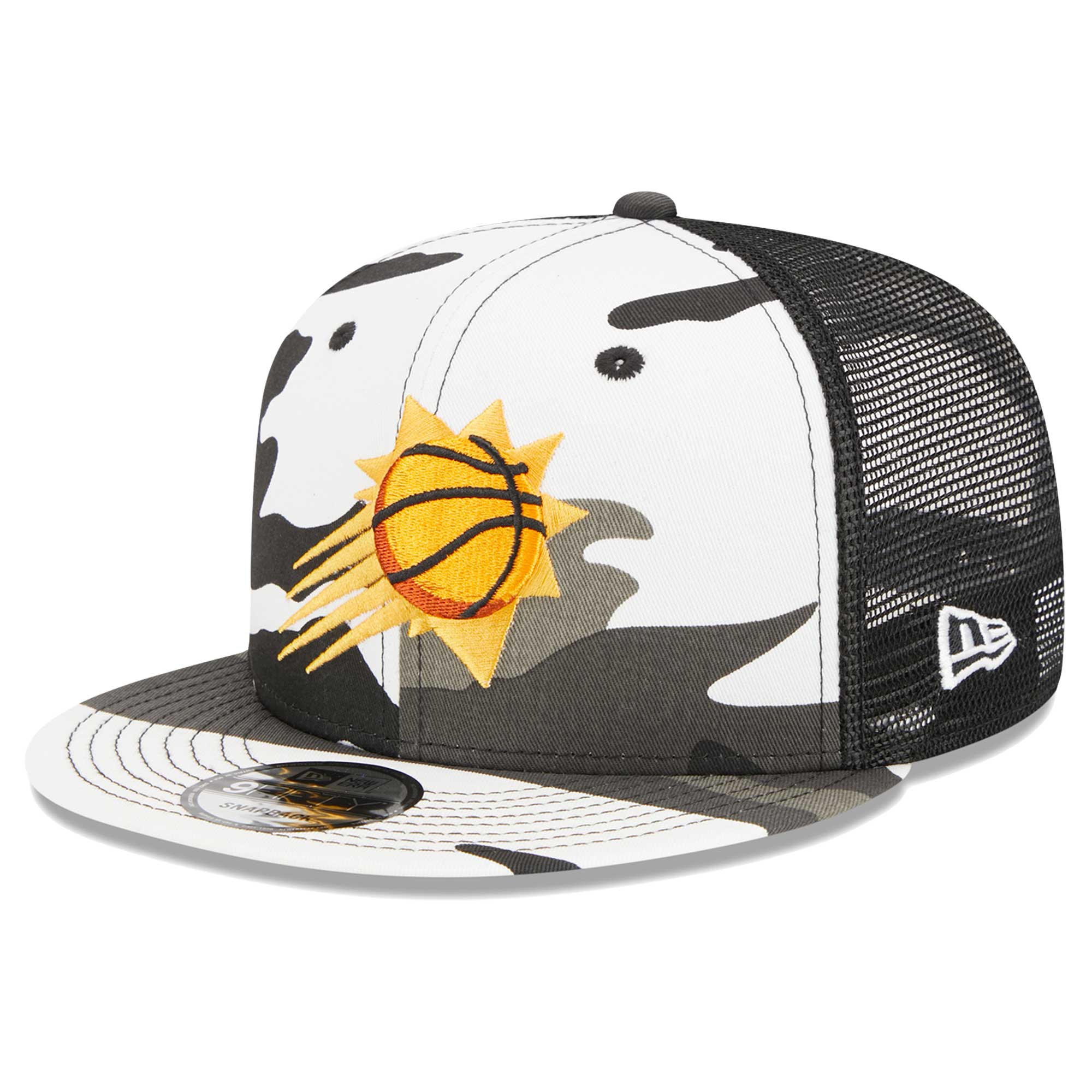 Phoenix Suns New Era Snow Camo Meshback 9FIFTY Snapback Hat - Camo