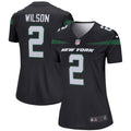Women s New York Jets Zach Wilson Legend Jersey Black