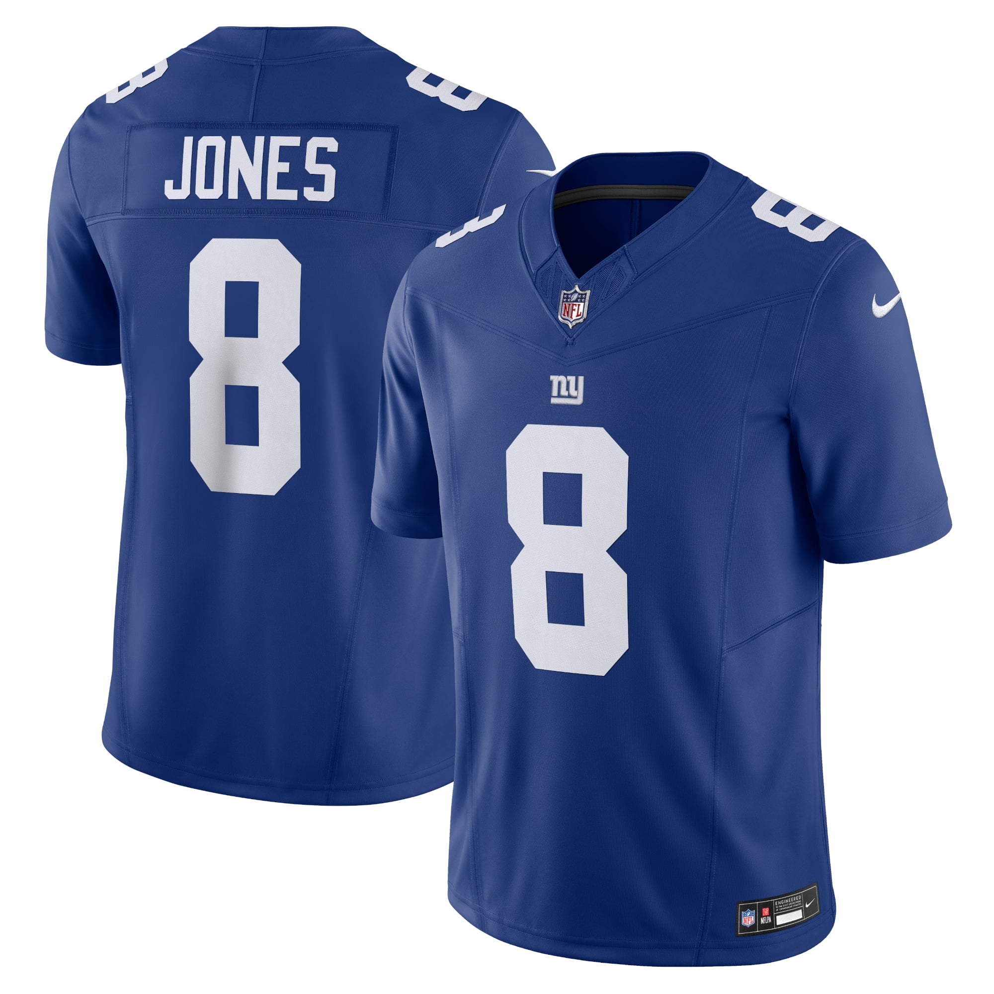 Men s Nike Daniel Jones Royal New York Giants Vapor F.U.S.E. Limited Jersey