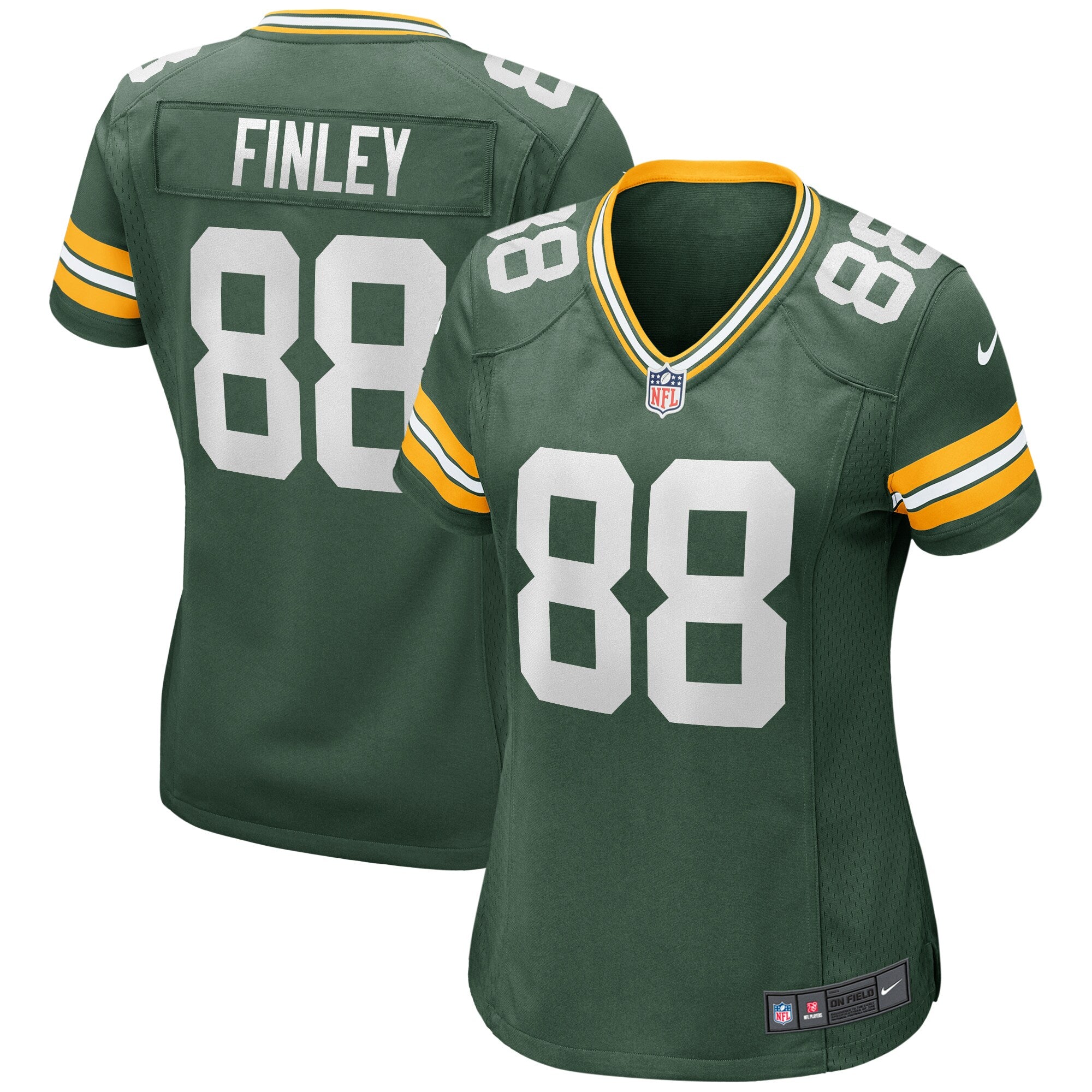 Jermichael Finley Green Bay Packers Nike Women s Game Retired Player Jersey   Green