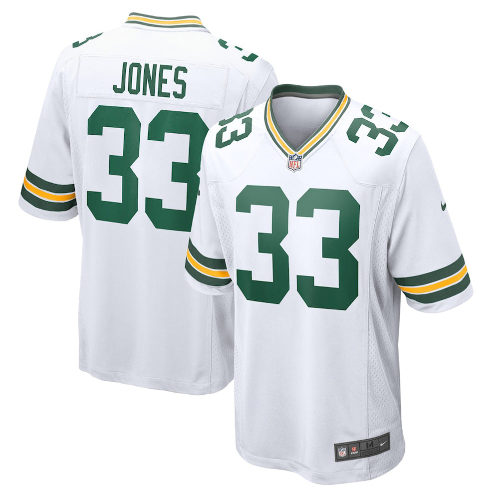 Youth Green Bay Packers Aaron Jones Game Jersey   White